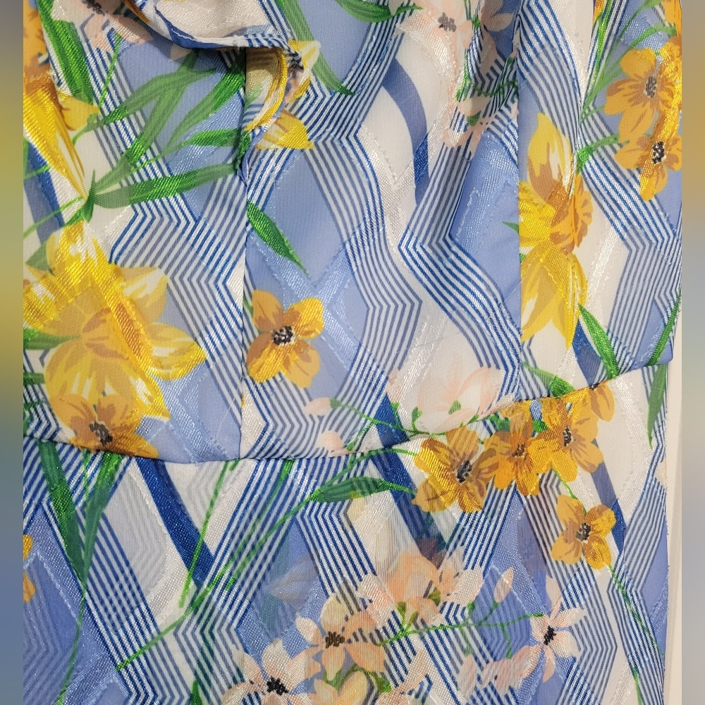 Intricate Patterned High-Low Sundress - Picture 5 of 6